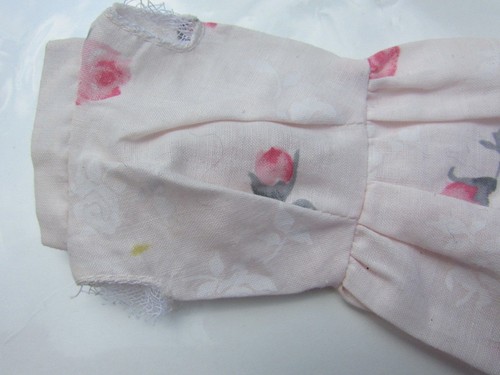 Tressy Doll Summer Time Sheath Dress Rare Variation Print Pink Floral 1967 - Picture 7 of 12