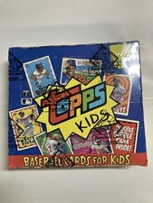 Bbce Sealed 1992 Topps baseball cards for kids unopened box 48 Packs