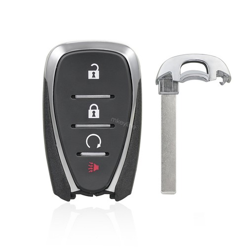 Uncut Blank CASE FOR Chevy Equinox Bolt EV Volt Trax Sonic REMOTE Key Shell Fob - Picture 4 of 7