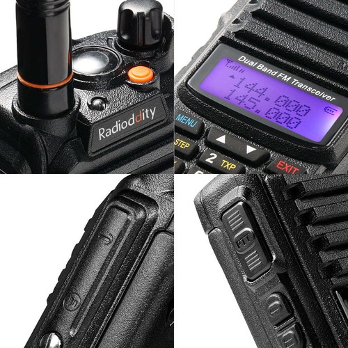 Radiodity GT-9R Dwuzakresowe radio 5W IP67 Wodoodporne 2000mAh Częstotliwość UE - Zdjęcie 10 z 10