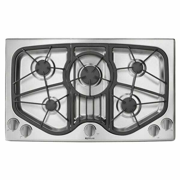 Jenn Air 36 Jgc8536 In White New 5 Burner Range Jgc8536adw
