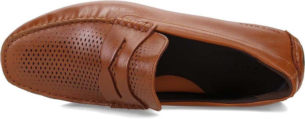 Cole Haan Men\'s Grand Laser Penny Driver British Tan/Java C36653 US 11.5 Medium DAVIES-GRAND-DRV-  main image 3