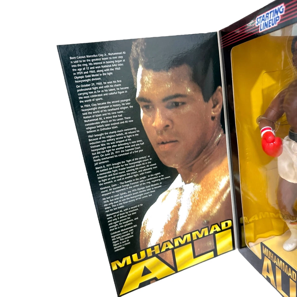 Figura Posable Boxeo 12" Leyendas Timeless Alineación Inicial Muhammad Ali 1997 Foto 3 de 4