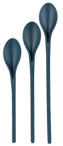 3 SET KOCHLÖFFEL RÜHRLÖFFEL KOCHSET SCHWARZ ROT WEISS KOCHEN KÜCHE LUXUS PP NEU - Bild 2 von 9