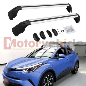 US Stock Silver Cross Bar For Toyota CHR C-HR 2018-2021 Baggage Roof Rack Rail | eBay