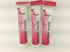 Swisspers Premium Cotton Rounds Lot of 3 NEW