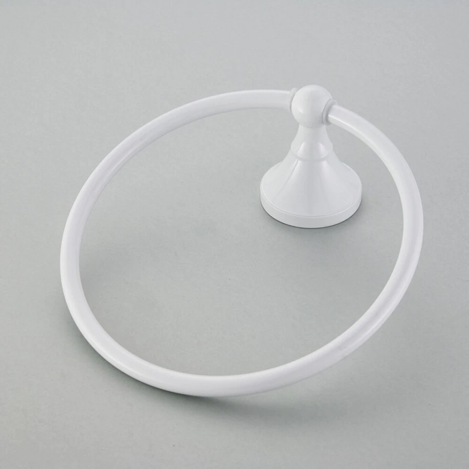 1 pieza Toallero Blanco Colgante Hogar Toallero para Cocina Baño Foto 2 de 4