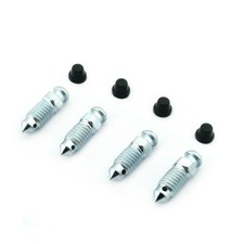 For Fiat Seicento (187) (1998-2004) 4x Brake Bleed Nipples Screws