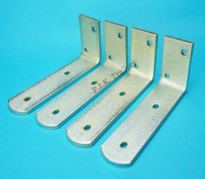 4 x Heavy Duty Trailer Tandem Mudguard Brackets 160mm 