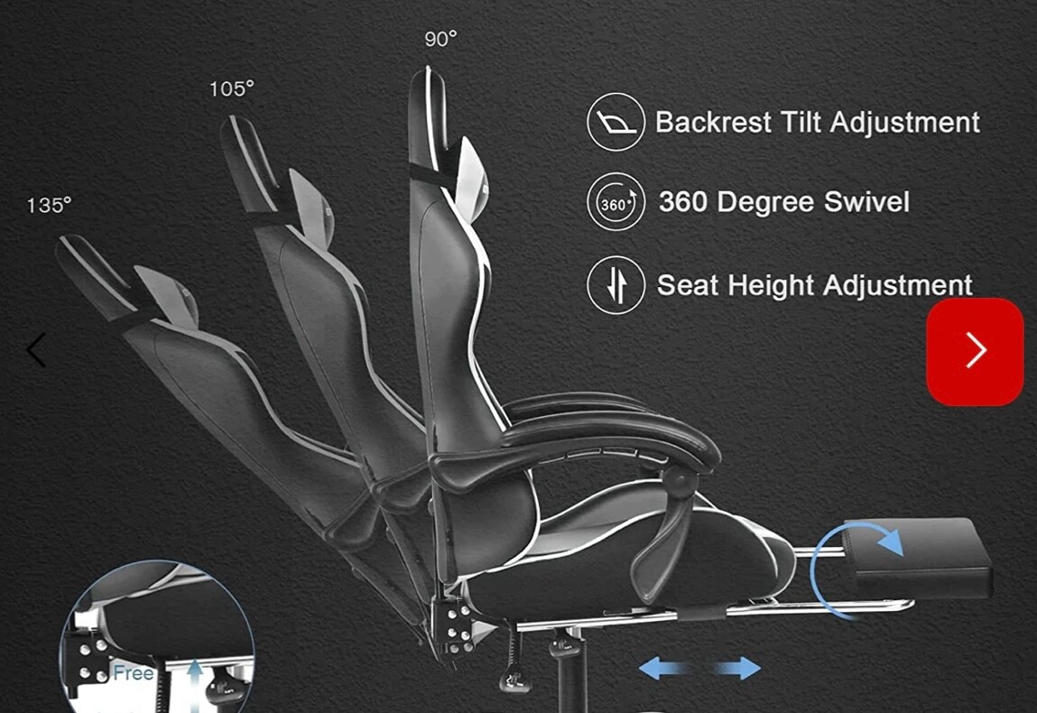 GT Racing Gaming Chair eBay
