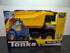 Tonka Mighty Dump Truck Steel Classics Metal Toy Construction Tractor