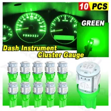 Dash Cluster Gauge green LED LIGHT BULB KIT Fits 01-07 Chrysler Town and Country