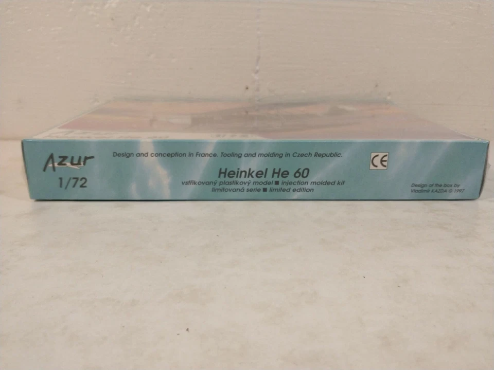 Kit modelo avión flotador monomotor 1:72 alemán Azur Heinkel He 60 años 1930-Segunda Guerra Mundial Foto 3 de 4