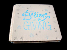 Creative Memories 8x8 "I BELIEVE IN GIVING" YELLOW album no included Pages.