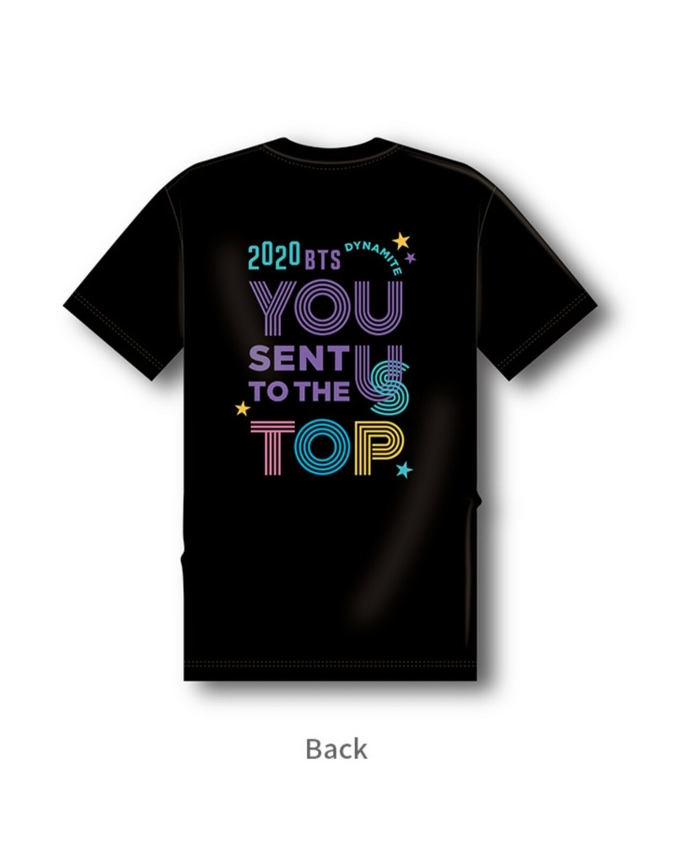 [DYNAMITE CELEBRATION]　BTS Official BTS Dynamite Celebration S/S Tee Black - Size M | eBay