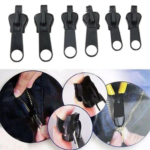 6 Pcs Set Instant Zipper Universal Instant Fix Zipper Repair Kit Replacement Zip - Picture 4 of 8