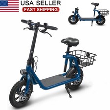 450W Sports Electric Scooter Adult with Seat Electric Moped For Adults Commuter
