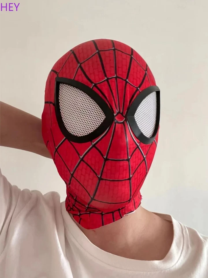 Качественный эластичный материал супер герой кино Spider Man 2 маска косплей костюм реквизит - Изображение 3 из 4