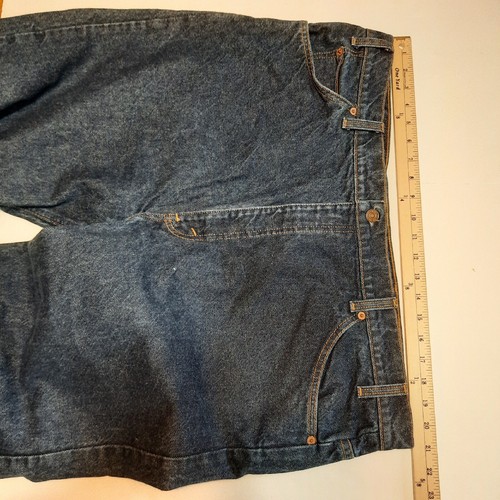 Vintage 1993 Levi's 505 Straight Leg Jeans Orange Tab Mens Size 44 - READ - Picture 5 of 10