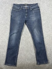 DU/ER Jeans Mens 34x32 Blue Denim L2X Relaxed Fit Stretch Performance