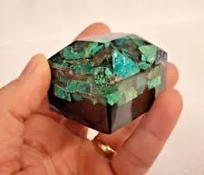 RARE PAPERWEIGHT KING SOLOMON EILAT STONE TURQUOISE TIMNA MINES JUDAICA ISRAEL