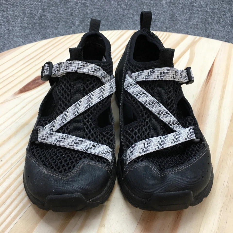 Zapatos Chaco Juveniles 4 Odyssey Agua Negro Malla Comodidad Punta Redonda Baja J180279 Foto 4 de 4