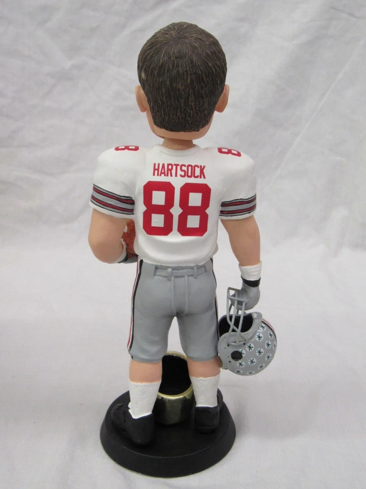 Ohio State OSU Ben Hartsock Legends of Shoe Bobblehead Blanco con Anillo #/2003 Sin usar, en caja Foto 4 de 4