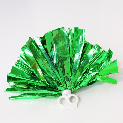 Kids 2 Pack Cheer Leader Shiny Pom Poms for Team Spirit Cheering Performance - 第 27/40 張圖片