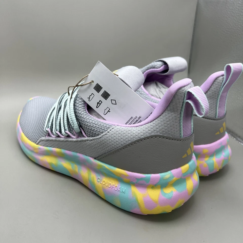 Adidas Unisex Niños Lite Racer Adapt 7.0 Zapatos para Correr Gris Tenis Juveniles 5Y 6.5 Foto 3 de 4