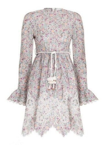 Zimmermann Carnaby Frill Short Dress 