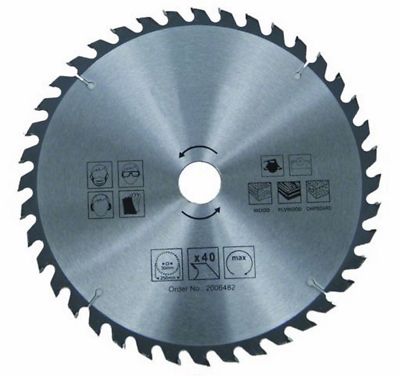 1 HM Kreissägeblatt Ø 140 mm 40 Zähne für Holz + Kunststoff Sägeblatt Kreissäge