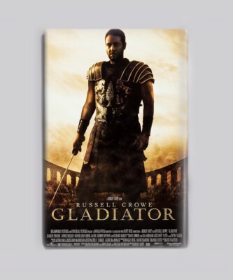 GLADIATOR (2000) - 2'' x 3'' MOVIE POSTER MAGNET (action best picture ridley scott