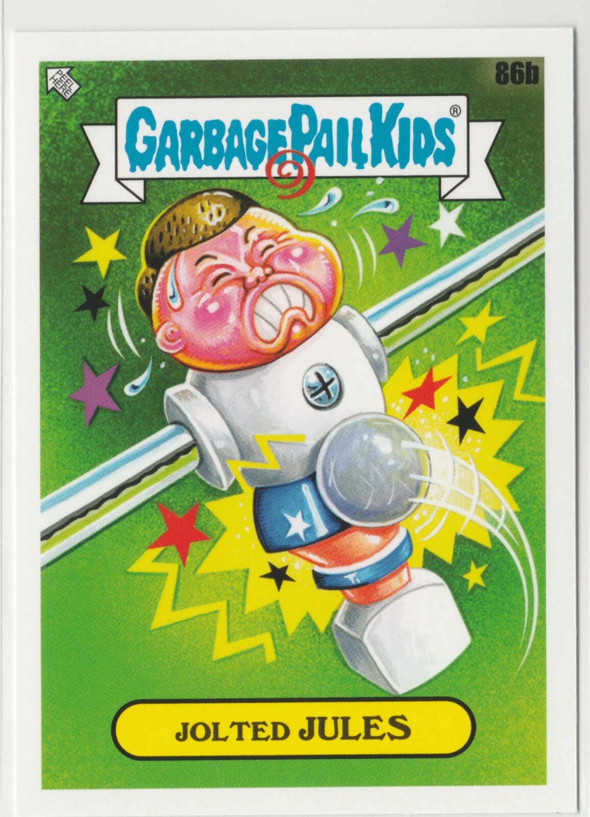 Jolted Jules 86b Garbage Pail Kids GPK 2024 Kids At Play KAP Series