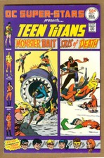 DC Super Stars #1 VF- 7.5 (1976 DC) Reprints Teen Titans Gil Kane Nick Cardy