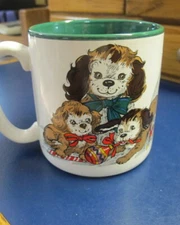 Creative Concepts Christmas Dog House Puppy 1992 Mug Cup Coffee Tea Chocolate