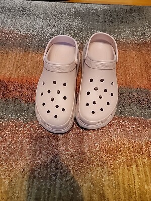 Crocs Classic Crush Shimmer Clog Pink Clay Size M12 W14 | eBay display picture 1