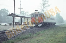 Vtg 1996 Train Slide Pennsylvania Reading Seashore Station Cold Spring NJ X2O016