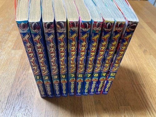 Inazuma Eleven vol.1-10 Complete set manga Comic Japanese language F/S Used Teny