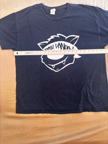 Herren T-Shirt Markenlos XL Schwarz Trash Panda Grafik Tee - Bild 3 von 11