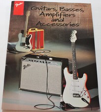 Vintage 1996 FENDER GUITARS BASSES AMPLIFIERS Vol. 50 #1 CATALOG B2