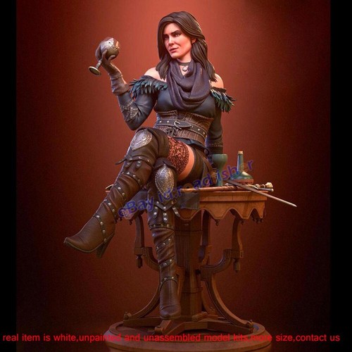 Yennefer Woman Figure 1/8 Unpainted Model Kit Unassembled 3D Printing 20cmH GK - 第 1/7 張圖片