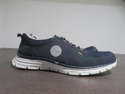 Rieker Shoes Mens Size 9 EU 42 Blue Antistress MemoSoft Comfort Walking Casual