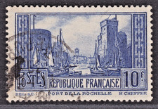 TIMBRE 1929-31 FRANCE LA ROCHELLE N° 261-OBL.  TB-VOIR SCAN R/V-4