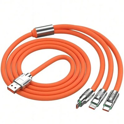 3 in 1 Fast Charging Cable Cell Phone Charger Cord For iPhone Type C Micro USB