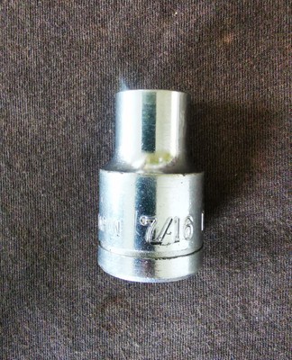 Draper 7/16AF 1/2'' Vierkantantrieb CrVan 12 Punkt Steckschlüssel. Made In Japan. 