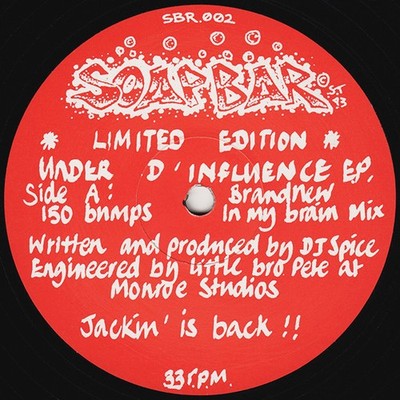 DJ Spice - Under D'Influence EP (12'') - SBR.002, SBR 002
