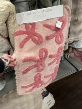 TK Maxx Homesense - Madison Studio- Pink Bow Bath Rug viral