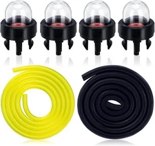 Hipa 4 Pack 12318139130 Primer Bulb Trimmer Blower with Fuel Line