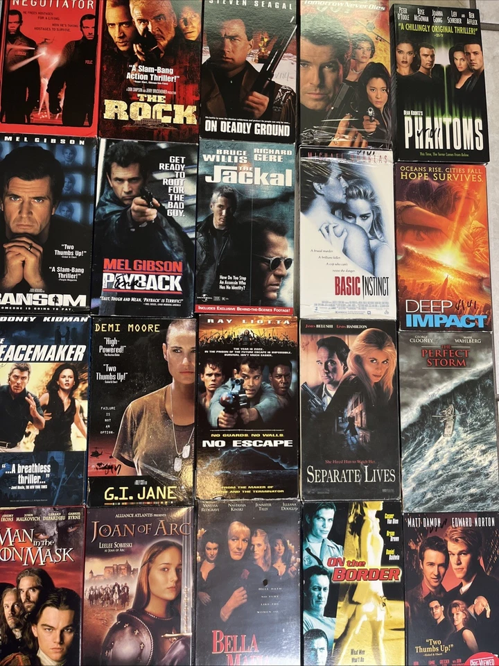 Classic 80’s & 90’s Action Thriller Adventure, Movie A List Celebrity Lot Of 34 - Image 4 of 4