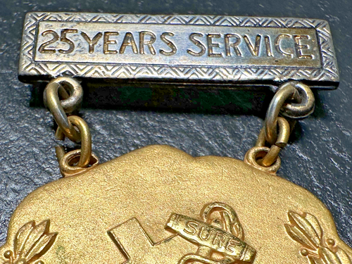MEDAGLIA SERVIZIO VINTAGE 25 ANNI: BRIGATA RAGAZZI UNITI D'AMERICA UBBA I141 - Foto 4 di 8